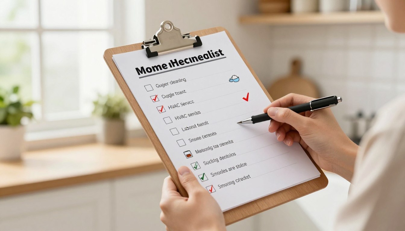 Home Maintenance Checklist